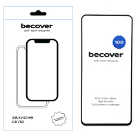 Скло захисне BeCover Infinix Hot 40i (X6528B) 10D Black (711813) Diawest