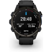 Смарт-годинник Garmin Descent Mk3i, 43mm, Crbn Gry DLC Ti/Blk, Dive Computer, GPS дайвінг комп'ютер (010-02753-11) Diawest