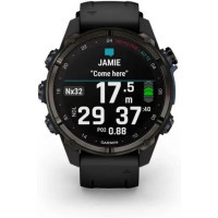 Смарт-годинник Garmin Descent Mk3i, 43mm, Crbn Gry DLC Ti/Blk, Dive Computer, GPS дайвінг комп'ютер (010-02753-11) Diawest