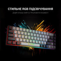 Клавіатура GamePro GK935 Wireless LED Black (GK935) Diawest