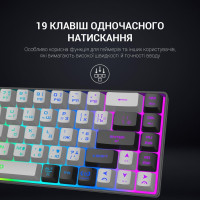 Клавіатура GamePro GK935 Wireless LED Black (GK935) Diawest
