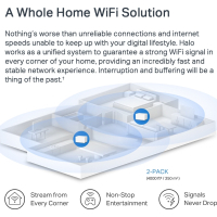 Точка доступу Wi-Fi Mercusys HALO-H70X-2-PACK Diawest