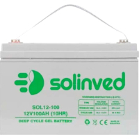 Батарея до ДБЖ Solinved 12V-100Ah, GEL (SLG100-12) Diawest