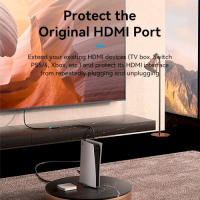 Кабель мультимедійний HDMI M to HDMI F 2.0m V2.0 4K 60Hz PVC Vention (AHCBH) Diawest
