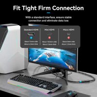 Кабель мультимедійний HDMI M to HDMI F 2.0m V2.0 4K 60Hz PVC Vention (AHCBH) Diawest