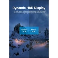 Кабель мультимедійний HDMI to HDMI 2.0m V2.1 8K 60Hz Silver Metal Type Vention (ALCIH) Diawest