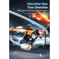 Кабель мультимедійний HDMI to HDMI 3.0m V2.0 4K 60Hz Silver Metal Type Vention (AABII) Diawest