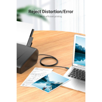 Кабель для принтера USB 2.0 AM/BM 2.0m 480Mbps PVC black Vention (COQBH) Diawest