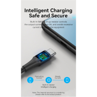 Дата кабель USB 2.0 AM to Type-C 3.0m 3.0A (18W) PVC black Vention (CTHBI) Diawest