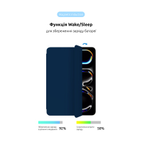 Чохол до планшета Armorstandart Smart Case iPad Pro 11 2024 Midnight Blue (ARM78296) Diawest