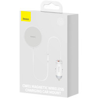 Універсальний автотримач Baseus CW01 Magnetic Wireless 40W (SUCX040102) Diawest