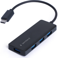 Концентратор Gembird USB-C UHB-U3P4-02 4xUSB3.1 (UHB-CM-U3P4-02) Diawest