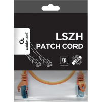 Патч-корд 1м S/FTP Cat 6A CU LSZH orange Cablexpert (PP6A-LSZHCU-O-1M) Diawest
