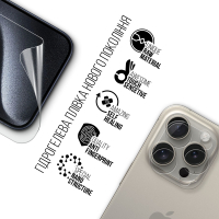 Плівка захисна Armorstandart Kit Clear screen + camera Apple iPhone 15 Pro (ARM80713) Diawest