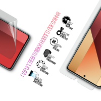 Плівка захисна Armorstandart Kit Clear + Anti-Blue Xiaomi Redmi Note 13 4G (ARM80692) Diawest