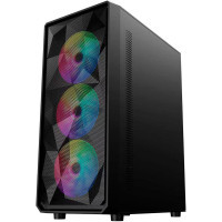Корпус 1stPlayer FD3-4F2(AP)-BK Diawest