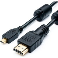 Кабель мультимедійний HDMI A to HDMI D (micro), 1.0m Atcom (22401) Diawest