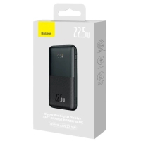 Батарея універсальна Baseus Bipow Pro Digital 10000mAh 22.5W, Black (PPBD040001) Diawest