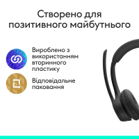 Навушники Logitech Zone 305 for Business Wireless/Bluetooth UC Black (981-001453) Diawest