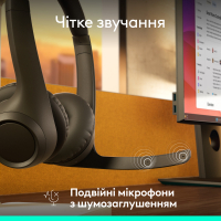Навушники Logitech Zone 305 for Business Wireless/Bluetooth UC Black (981-001453) Diawest