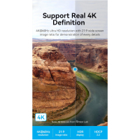 Кабель мультимедійний HDMI to HDMI 5.0m V2.0 4K 60Hz Aluminum Alloy Blue Vention (ALHSJ) Diawest