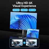 Концентратор Vention USB 3.1 Type-C to HDMI 4K60Hz/USB 3.0x2/RJ45/SD/TF/3.5mm/PD 100W Hub 9-in-1 (TQMHB) Diawest