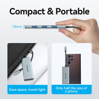 Концентратор Vention USB 3.1 Type-C to HDMI/USB 3.0x3/SD/TF/PD 100W 7-in-1 (TOPHB) Diawest
