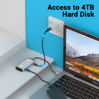 Концентратор Vention USB 3.1 Type-C to 3хUSB 3.0/TF/SD/PD 87W 6-in-1 (TGRHB) Diawest