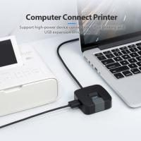 Концентратор Vention USB 3.0 to 4хUSB 3.0 Black 1.0m (CHBBF) Diawest