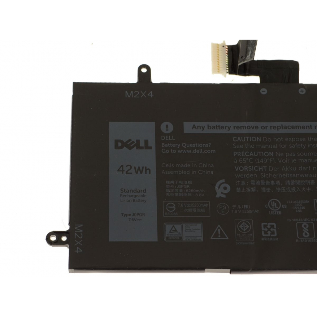 Акумулятор до ноутбука Dell Latitude 5285 J0PGR, 42Wh (5250mAh), 4cell, 7.6V, Li-ion (A47681) Diawest