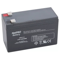 Батарея до ДБЖ NetPro CS12-7.2, 12V 7.2Ah (CS12-7.2) Diawest