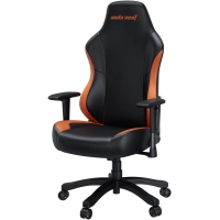 Крісло ігрове Anda Seat Luna Color PVC Size L Black/Orange (AD18-48-BO-PV) Diawest