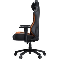 Крісло ігрове Anda Seat Luna Color PVC Size L Black/Orange (AD18-48-BO-PV) Diawest