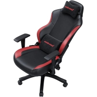 Крісло ігрове Anda Seat Luna Color PVC Size L Black/Red (AD18-48-BR-PV) Diawest