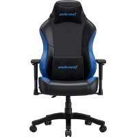 Крісло ігрове Anda Seat Luna Color PVC Size L Black/Blue (AD18-48-BS-PV) Diawest