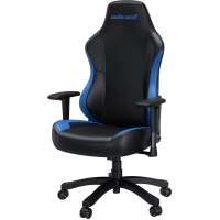 Крісло ігрове Anda Seat Luna Color PVC Size L Black/Blue (AD18-48-BS-PV) Diawest