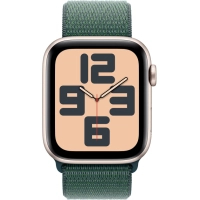 Смарт-годинник Apple Watch SE 2024 GPS 40mm Starlight Aluminium Case with Lake Green Sport Loop (MXEH3QH/A) Diawest