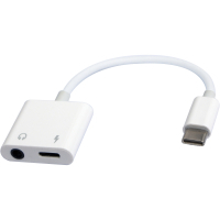 Адаптер USB-C to stereo audio 3.5 mm + USB-C power (CDLA) Cablexpert (A-CM-3.5FP-01) Diawest