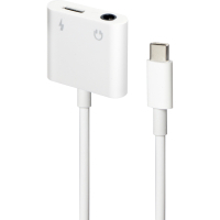 Адаптер USB-C to stereo audio 3.5 mm + USB-C power (CDLA) Cablexpert (A-CM-3.5FP-01) Diawest