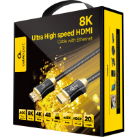 Кабель мультимедійний HDMI to HDMI 20.0m V.2.1, 8K 60Hz/4K 144Hz Optical Cablexpert (CCBP-HDMI8K-AOC-20M-EU) Diawest
