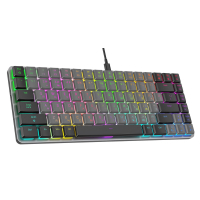 Клавіатура GamePro MK141R Red Swich Low Profile RGB USB Dark Gray (MK141R) Diawest