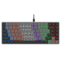 Клавіатура GamePro MK140R Red Swich Low Profile USB Dark Gray (MK140R) Diawest