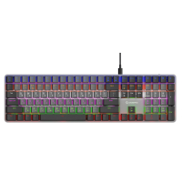 Клавіатура GamePro MK145R Red Swich Low Profile USB Dark Gray (MK145R) Diawest