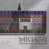 Клавіатура GamePro MK145R Red Swich Low Profile USB Dark Gray (MK145R) Diawest