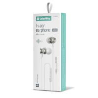 Навушники ColorWay 3.5 mm Wired Earphone UrbanBeat White (CW-WD03WT) Diawest