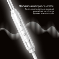 Навушники ColorWay 3.5 mm Wired Earphone UrbanBeat White (CW-WD03WT) Diawest