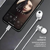 Навушники ColorWay 3.5 mm Wired Earphone UrbanBeat White (CW-WD03WT) Diawest