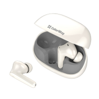 Навушники ColorWay Slim TWS-1 Earbuds Long Life Beige (CW-TWS1BE) Diawest