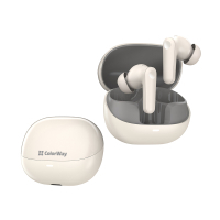 Навушники ColorWay Slim TWS-1 Earbuds Long Life Beige (CW-TWS1BE) Diawest