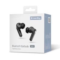 Навушники ColorWay Slim TWS-1 Earbuds Long Life Black (CW-TWS1BK1) Diawest